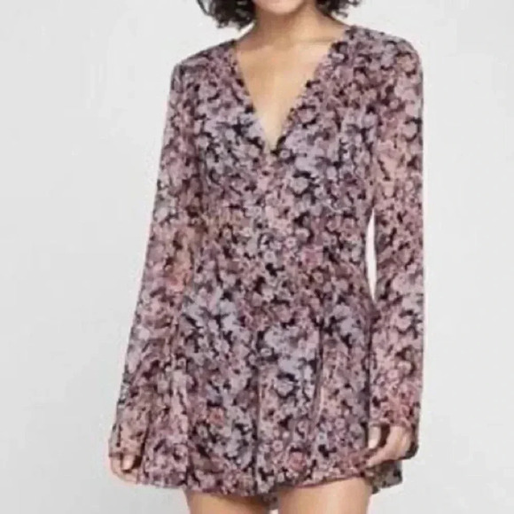 BCBG Generation Floral Romper - Picture 2 of 8